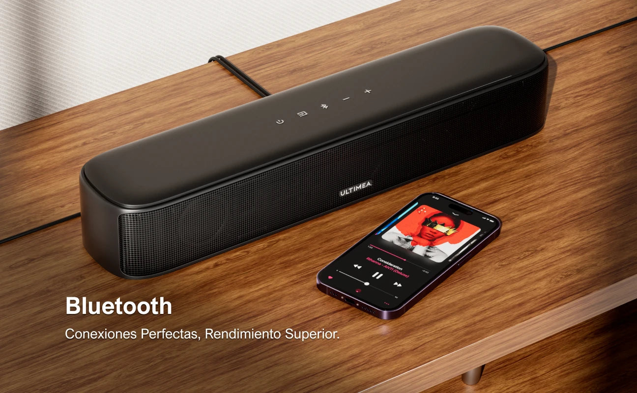 ULTIMEA 7.1 Channel Sound Bar System for TV with 4 Surround Speakers, App Controlled Virtual Surround Sound, Home Theater Audio